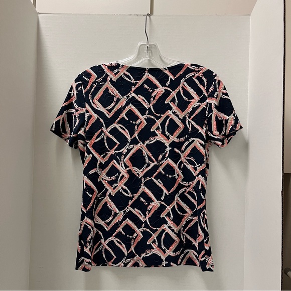 JM Collection Short Sleeve Top P/P - Picture 2 of 3